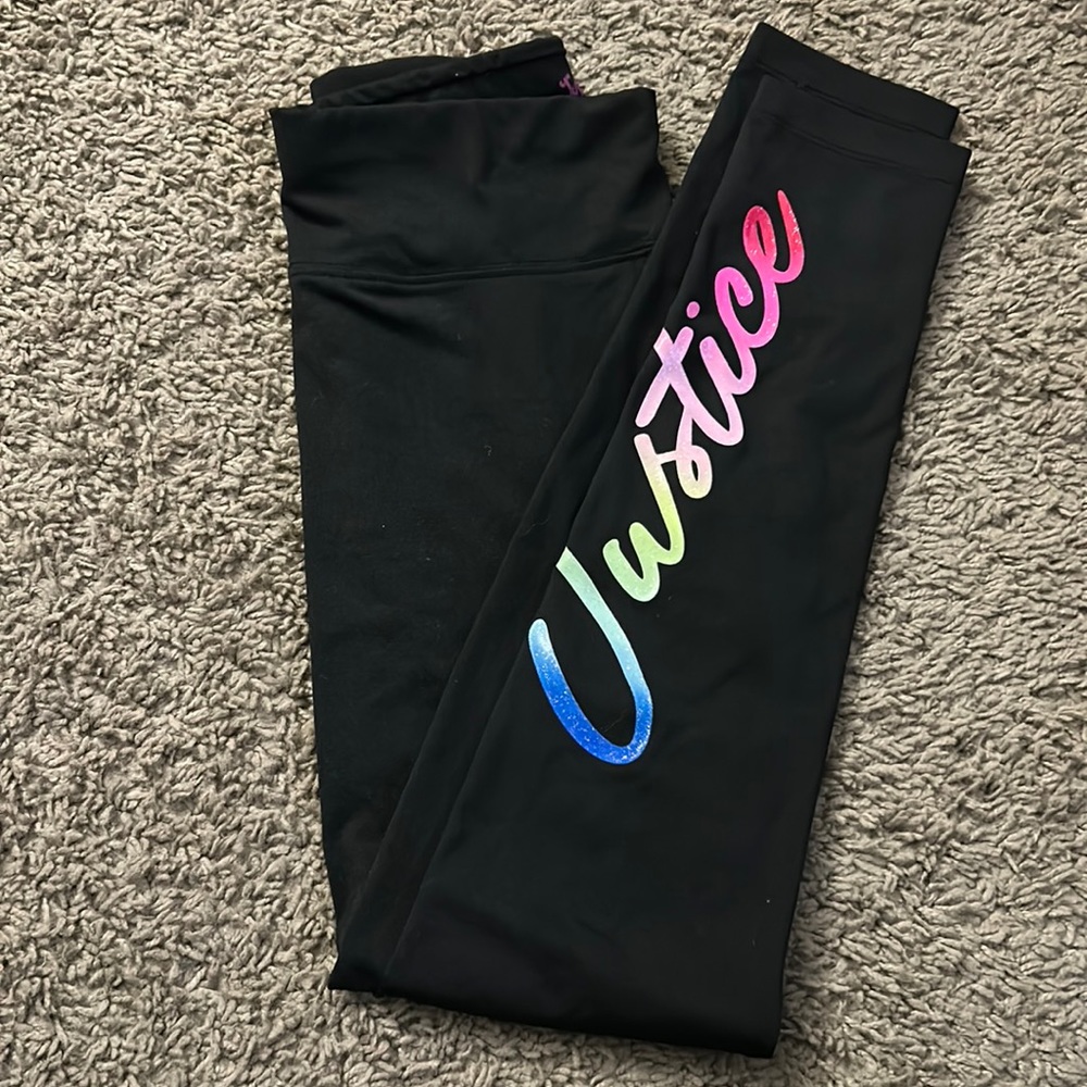 colored justice leggings